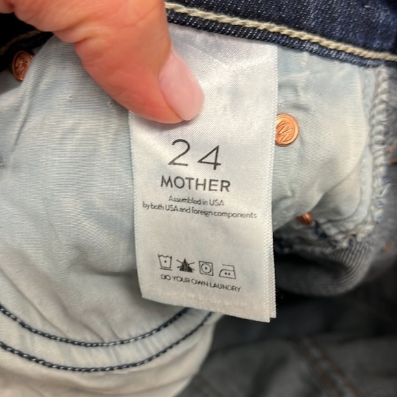 Mother Jeans Pony Boy Ankle Dark Wash Jeans in 24 - Picture 7 of 8